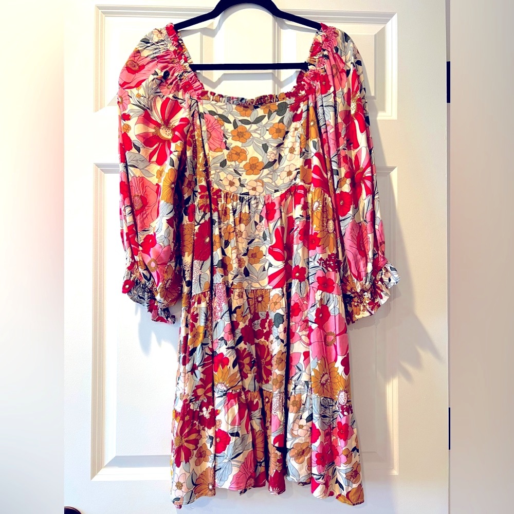 Floral Jodifl Boutique Dress. NWT.